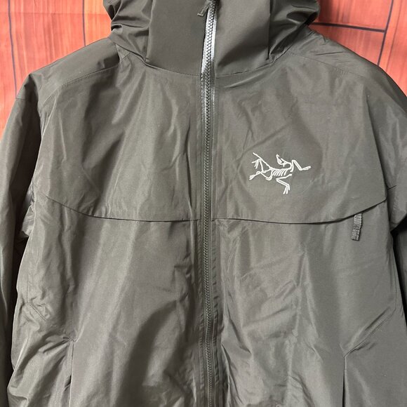 Men's Goose Down Arcteryx Logo Waterproof Warm Hooded Ski Down Jacket - Picture 2 of 13